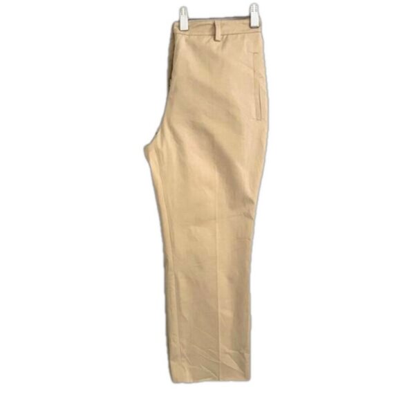 Prada Khaki Straight Leg Cotton Crop Capri Pants - 8 / Medium - Picture 6 of 16